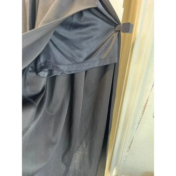 Shelby Nites Womens 8 Black Jump Suite Shorts/Pants V Neck Party - Picture 7 of 13